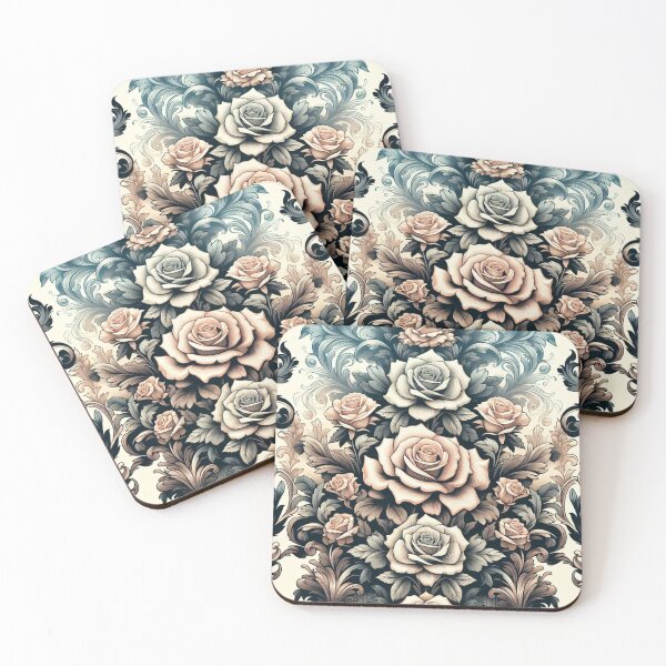 Item preview, Ombre Damask With Roses designed and sold by DesignsByPrnces.