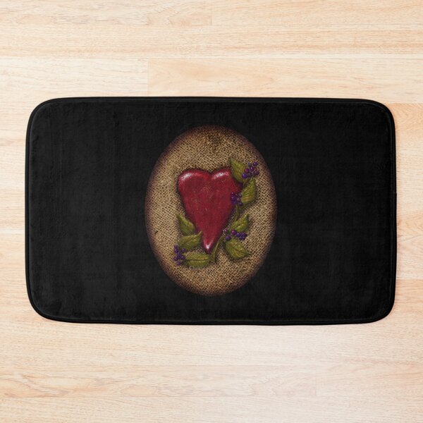 Item preview, Prim Heart and Berries Oval designed and sold by CheriesArt.