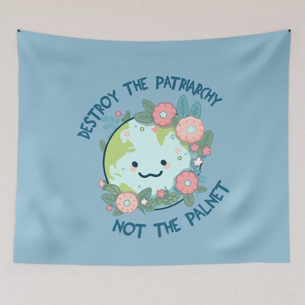 Item preview, Destroy The Patriarchy Not The Planet designed and sold by NosandEdgy.