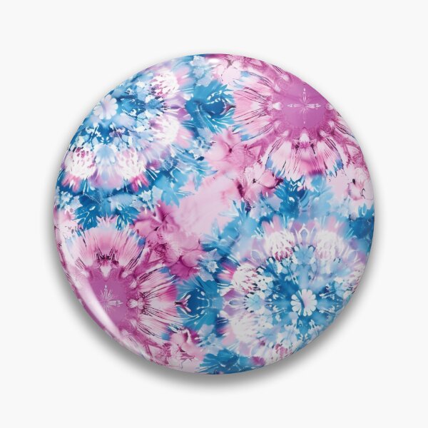 Item preview, Beautiful Groovy Tie Dye Pattern - Pink Psychedelic  - Blue designed and sold by RoyalStarsPatts.