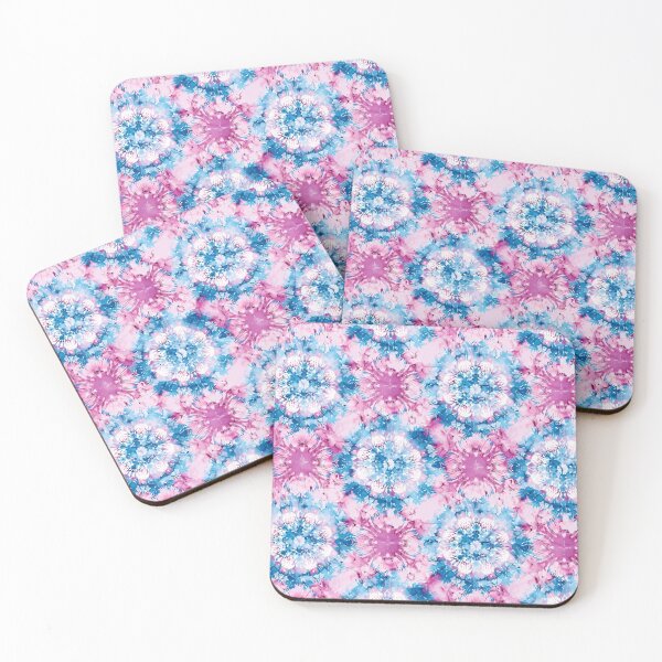 Item preview, Beautiful Groovy Tie Dye Pattern - Pink Psychedelic  - Blue designed and sold by RoyalStarsPatts.
