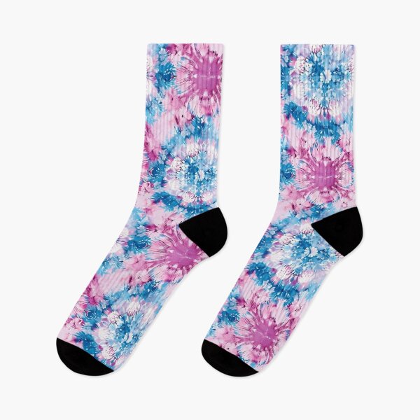 Artikelvorschau, Wunderschönes grooviges Tie-Dye-Muster - Pink Psychedelic - Blau entworfen und verkauft von RoyalStarsPatts.