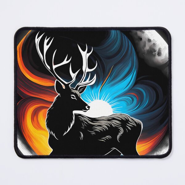 Item preview, Black Deer, Ai Generated Art designed and sold by ACC .