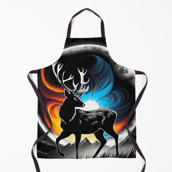 Item preview, Black Deer, Ai Generated Art  designed and sold by ACC .