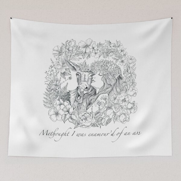 Item preview,  A Midsummer Night’s Dream, Titania loves Bottom designed and sold by TraceyEvansArt.