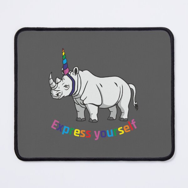 Item preview, Rainbow rhino designed and sold by DREAMINGROOSTER.