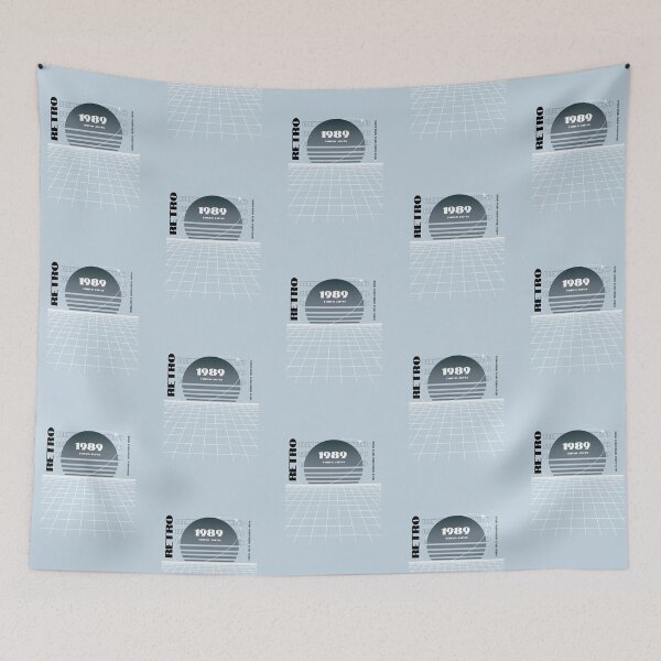 Item preview, Retro | Pastel Blue Background designed and sold by RM-Journey.