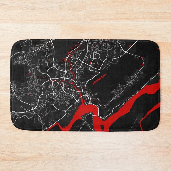 Item preview, Bandar Seri Begawan City Map of Brunei - Oriental designed and sold by deMAP.