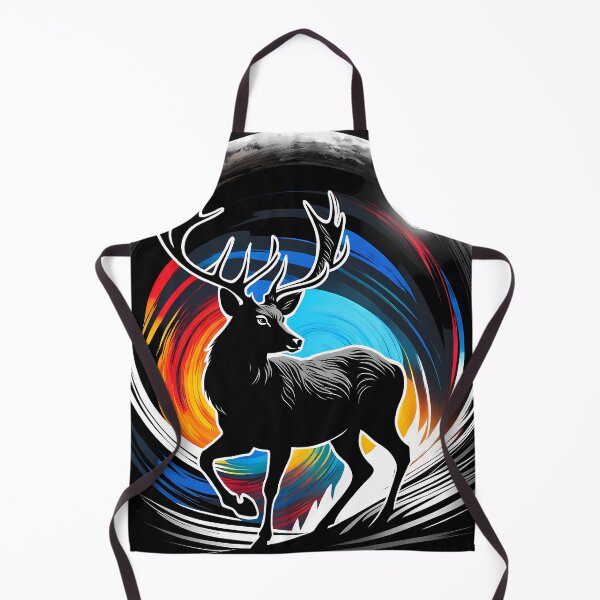 Item preview, Black Deer, Ai Generated Art  designed and sold by ACC .