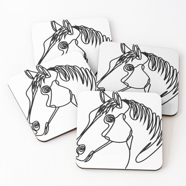 Item preview, Horse Line Art designed and sold by MD2Graphics.