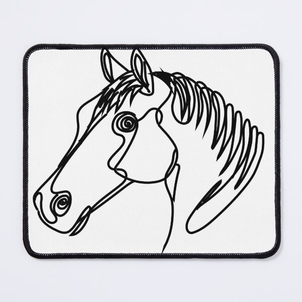 Item preview, Horse Line Art designed and sold by MD2Graphics.
