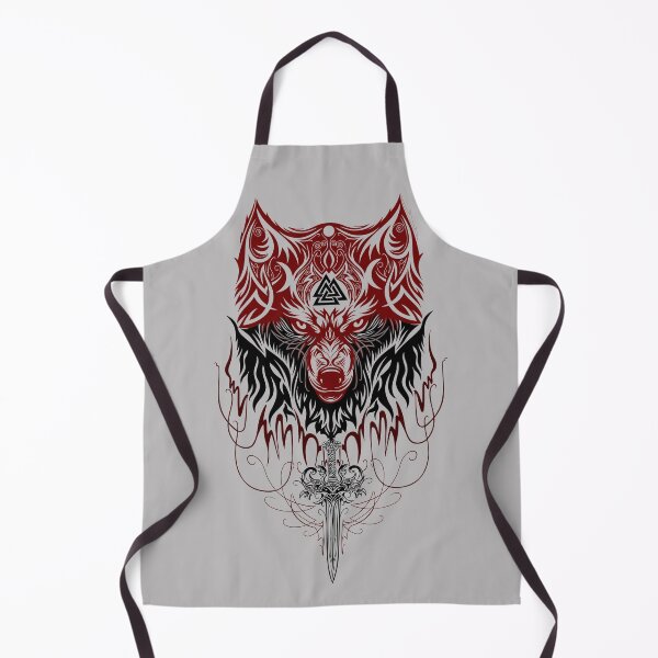 Item preview, Fenrir Wolf – Fenris Norse Mythology Viking Art designed and sold by Christine Krahl.