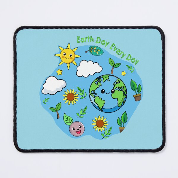 Item preview, Earth Day Every Day, celebrating earth day. designed and sold by HippoInkStudio.