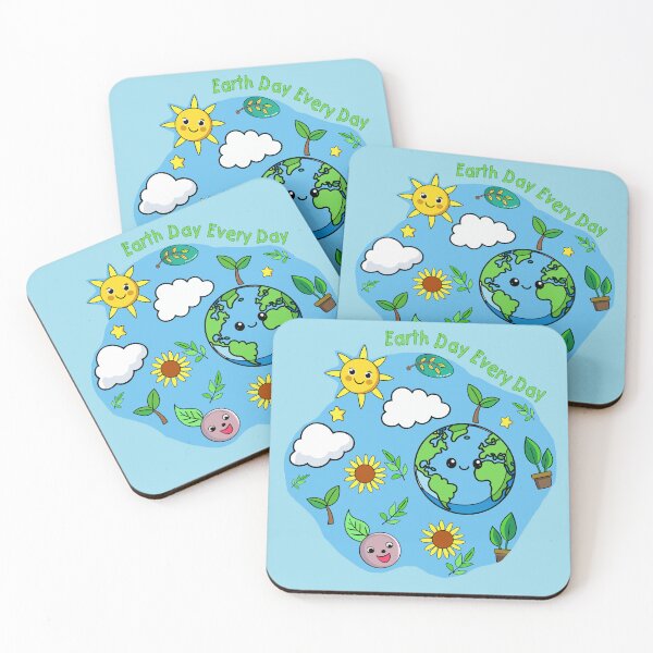 Item preview, Earth Day Every Day, celebrating earth day. designed and sold by HippoInkStudio.
