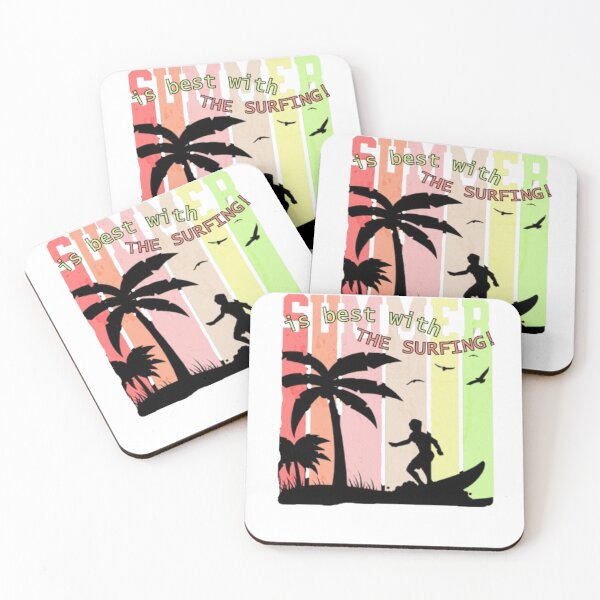 Item preview, Summer is best with surfing designed and sold by DesignNadine.