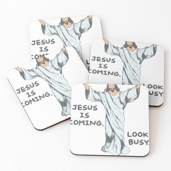 Item preview, JESUS COMING LOOK BUSY designed and sold by TODD GOLDMAN.