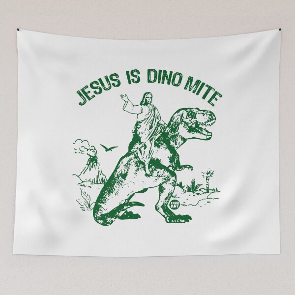 Item preview, JESUS IS DINO-MITE designed and sold by TODD GOLDMAN.