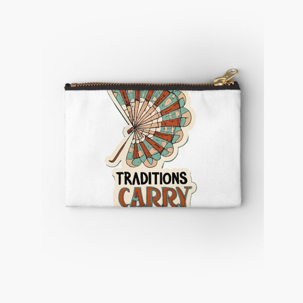 Item preview, Vintage Hand Fan with Folklore Patterns – Culture and Traditions designed and sold by NiftyWrx.