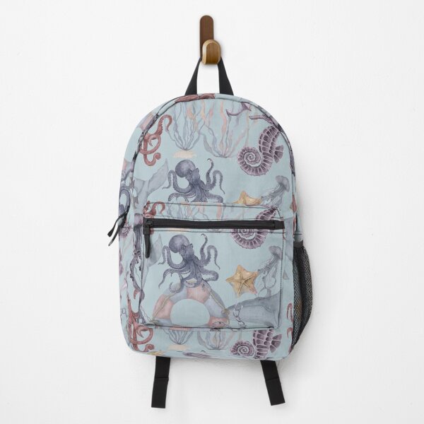 Item preview, Seamless pattern with sea creatures designed and sold by Oleksandra Yurchenko.