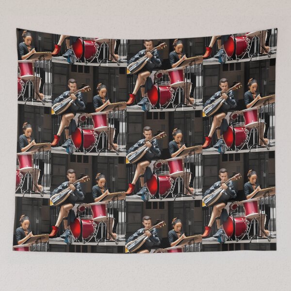 Item preview, Genoise Life Buskers Bring Urban Scarlet To Street designed and sold by AdiaaJones.