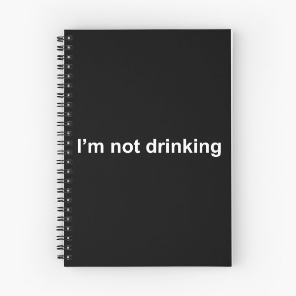 Item preview, I'm not drinking (white) designed and sold by Contour Art.