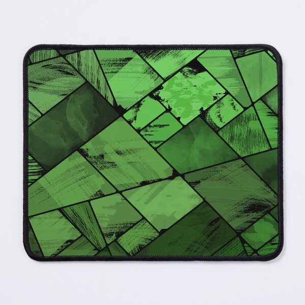 Item preview, Backlit forest Green Geode, Emerald Stained Glass Mosaic designed and sold by NoaaDesign.