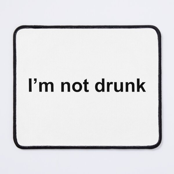 Item preview, I'm not drunk (black) designed and sold by Contour Art.