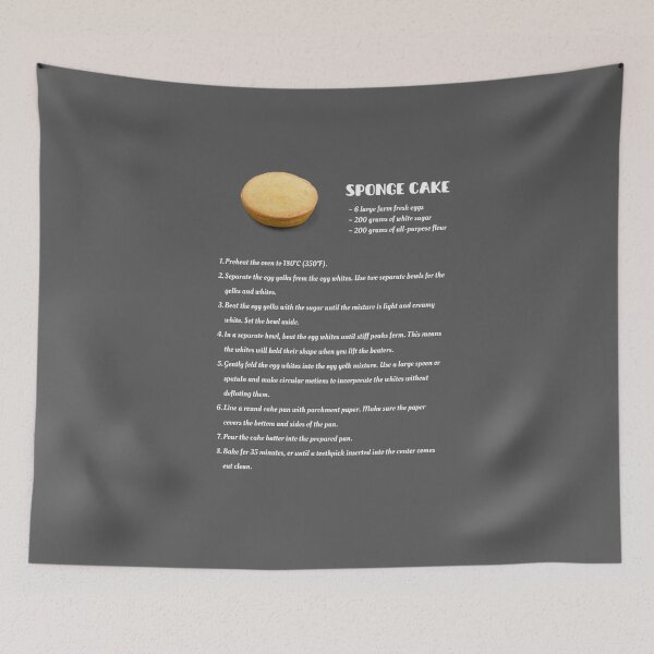 Item preview, Classic Sponge Cake Recipe: Fluffy & Delicious (Great for Decorating!) designed and sold by Sr-Javier.