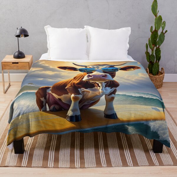 Item preview, Cow surfing with glasses designed and sold by M-Y-A-R-T-.