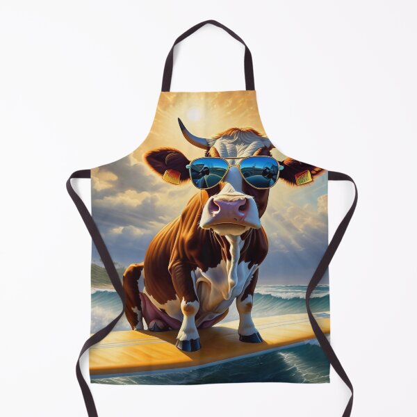 Item preview, Cow surfing with glasses designed and sold by M-Y-A-R-T-.