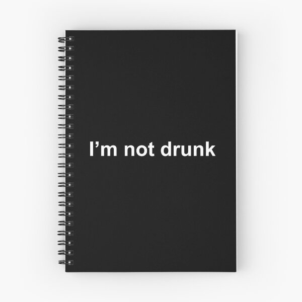 Item preview, I'm not drunk (white) designed and sold by Contour Art.
