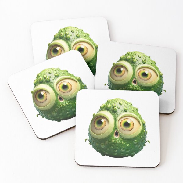 Item preview, Funny surprised avocado in the form of a monster designed and sold by katerinasf.