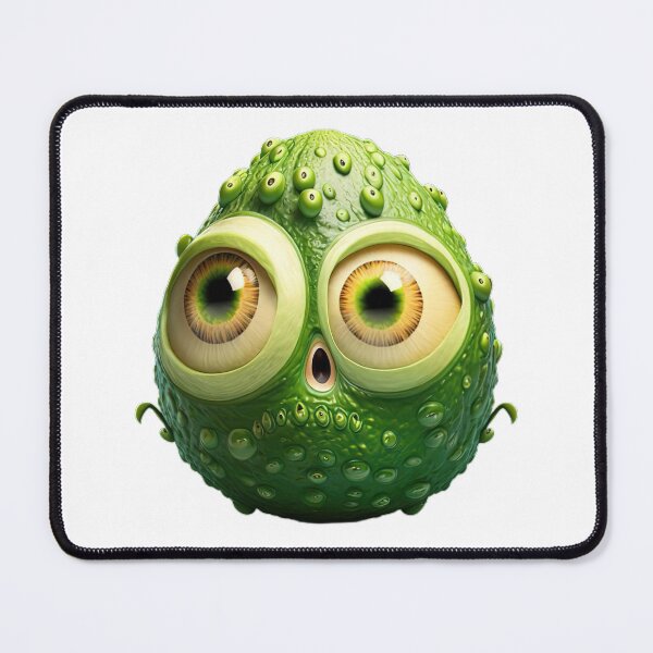 Item preview, Funny surprised avocado in the form of a monster designed and sold by katerinasf.