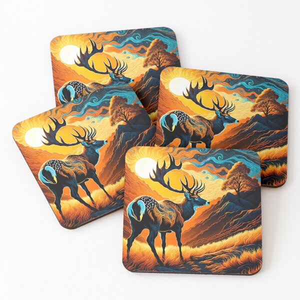 Item preview, Deer in the Mountains, Ai Generated Art  designed and sold by ACC .