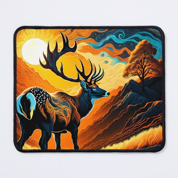 Item preview, Deer in the Mountains, Ai Generated Art designed and sold by ACC .