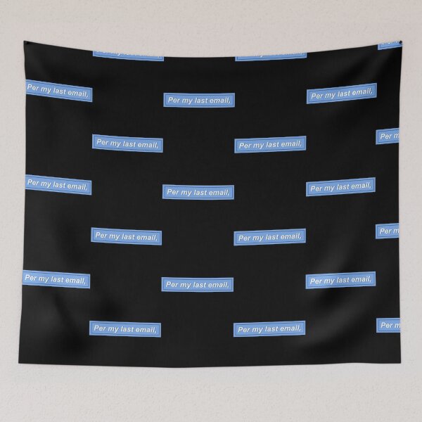 Item preview, Per my last email, - blue designed and sold by PocketWargene.