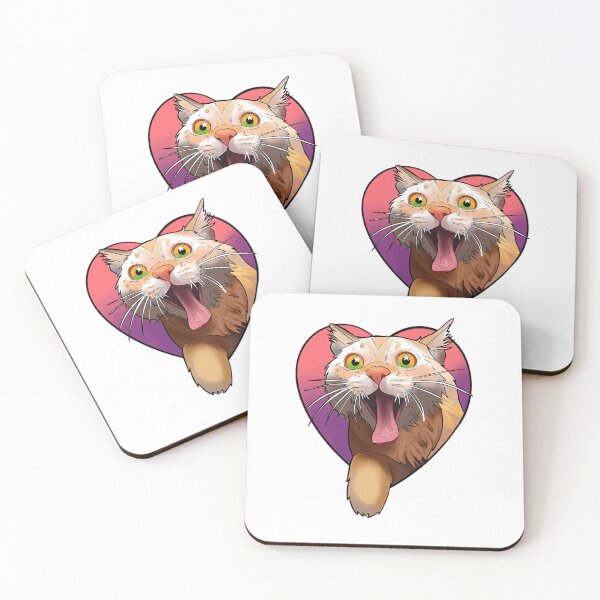 Item preview, Happy Love Cat designed and sold by inknscribbles.