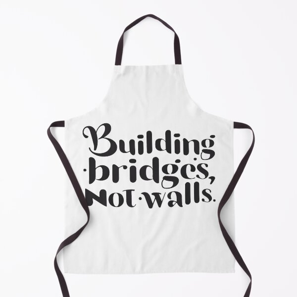Item preview, Building Bridges Inspirational Great Wall Art designed and sold by NiftyWrx.