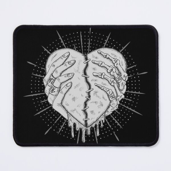 Item preview, Monochrome Skeleton hand with heart designed and sold by MonochromeEcho.