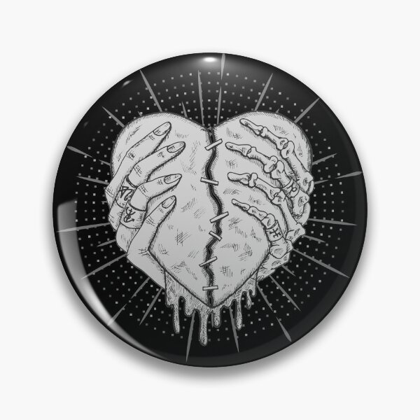 Item preview, Monochrome Skeleton hand with heart designed and sold by MonochromeEcho.