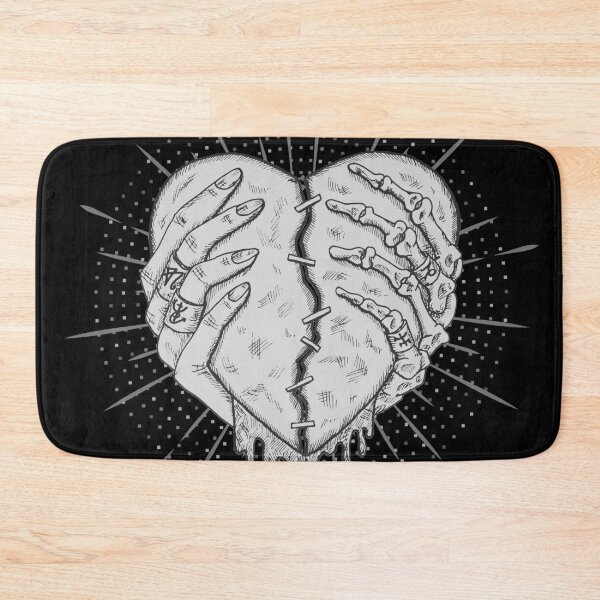 Item preview, Monochrome Skeleton hand with heart designed and sold by MonochromeEcho.