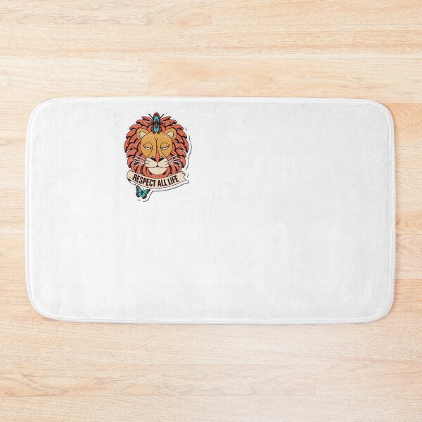 Item preview, Fierce Lion & Gentle Butterfly - Respect All Life designed and sold by NiftyWrx.
