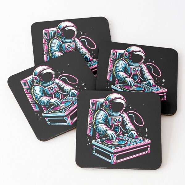 Item preview, Retro Astronaut DJ Funny Astronaut designed and sold by KsuAnn.