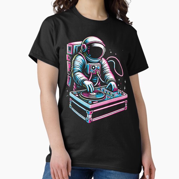 Item preview, Retro Astronaut DJ Funny Astronaut designed and sold by KsuAnn.