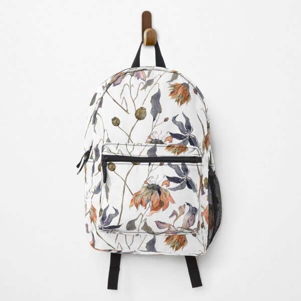 Item preview, Seamless pattern with watercolor dried flowers designed and sold by Oleksandra Yurchenko.