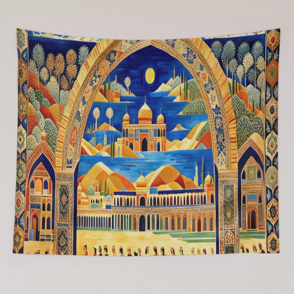 Item preview, Persian Art City Arch designed and sold by ArtHistoryPrint.