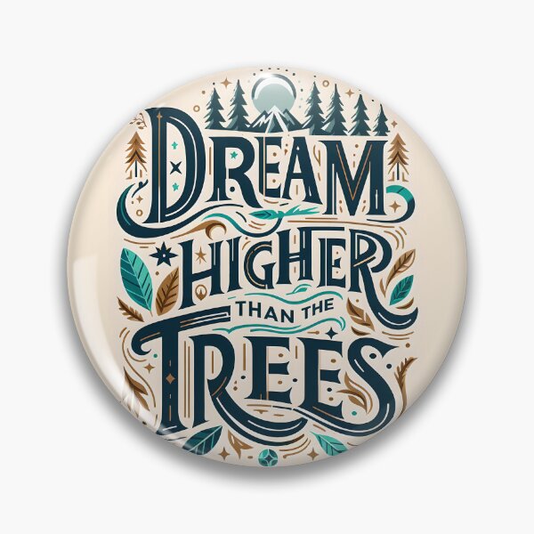 Item preview, Dream Higher Than, typography designed and sold by maxmaj.