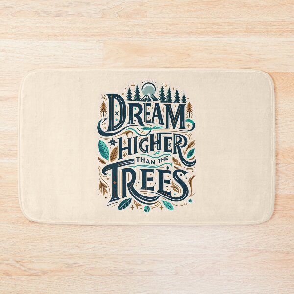 Item preview, Dream Higher Than, typography designed and sold by maxmaj.