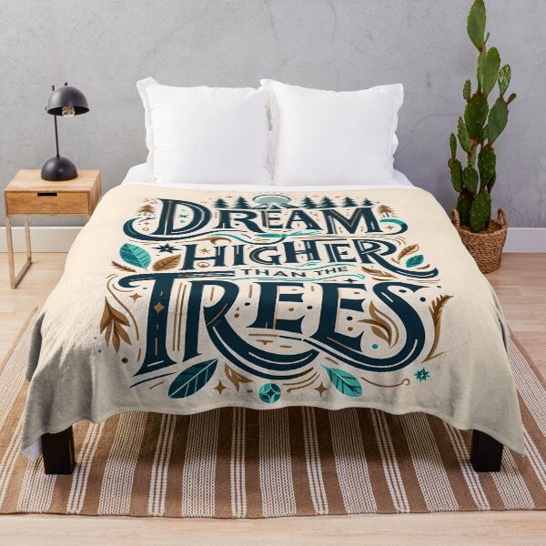 Item preview, Dream Higher Than, typography designed and sold by maxmaj.