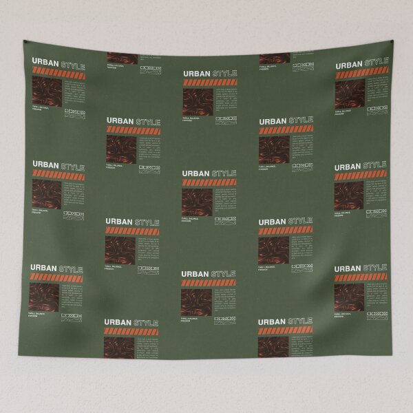 Item preview, Urban Style | Green Background designed and sold by RM-Journey.